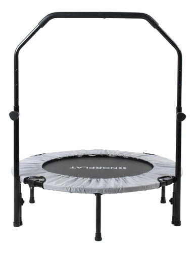 Trampolín Fitness Norplat Plegable 100cm 1m Cama Elastica Plateado