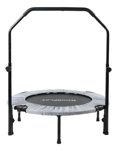 Trampolín Fitness Norplat Plegable 100cm 1m Cama Elastica Plateado