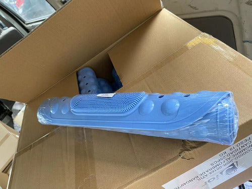 Piso Goma Antideslizante Para Ducha Tinas Alfombra - Norplat Azul