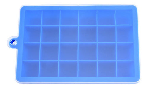 Cubetera De Silicona Cubos Hielos Hielera Cubetas - Norplat Azul
