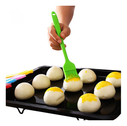 Pincel Brocha De Silicona Para Cocina - Cukin Verde