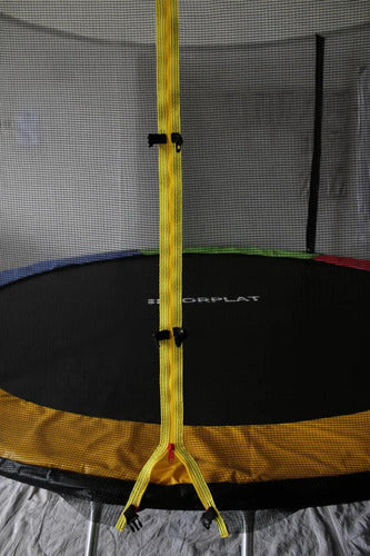 Cama Elástica Norplat Para Niños 10pies 3.05mt Con Escalera Negro Multicolor