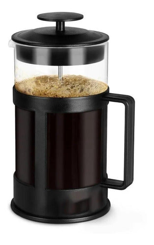 Prensa Francesa 1000 Ml 1 Lts Filtro Vidrio Café - Cukin Negro