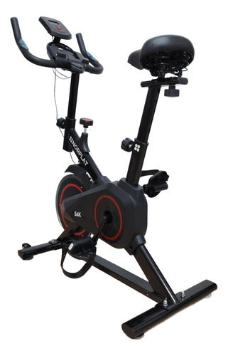 Bicicleta Estatica Norplat S4k Spinning Fitness Volante 4kg Negro