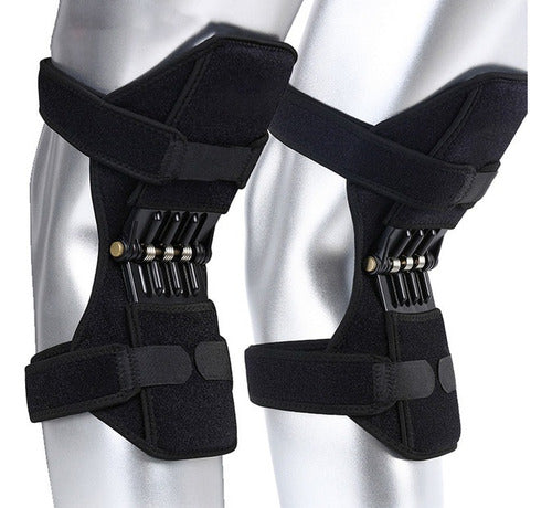 Rodillera X2 Bisagra Soporte Rotula Y Estabilidad - Med Negro M