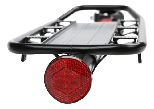 Parrilla Bicicleta Con O Sin Disco Porta Alforjas - Norplat Negro