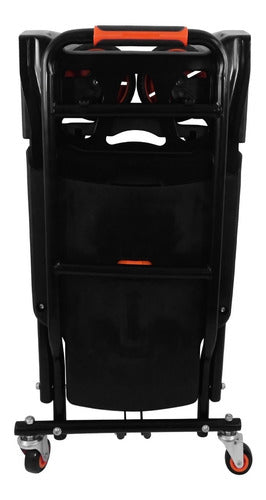 Carro Plegable Carga Acero 2 En 1 Yegua + Plataforma 100kg