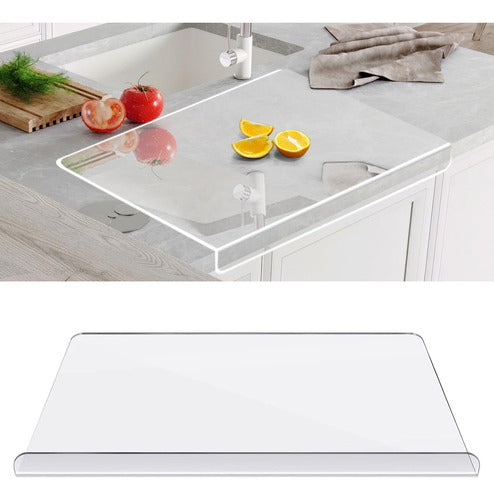 Tabla Picar De Acrilico Premium Con Lengueta 40x28cm Norplat