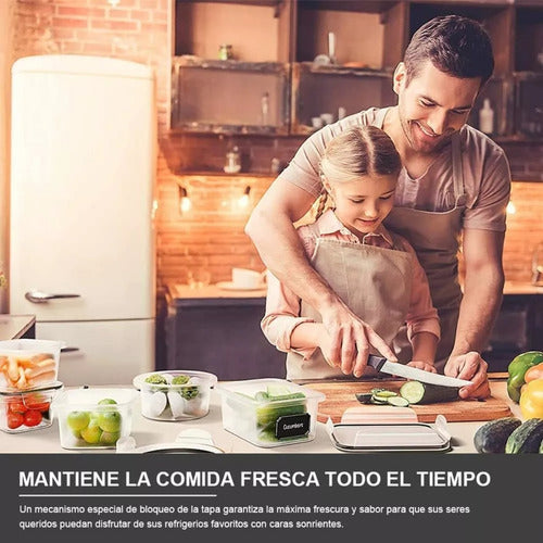 Set 34 Recipientes Container Herméticos Taper Tupper Norplat Blanco