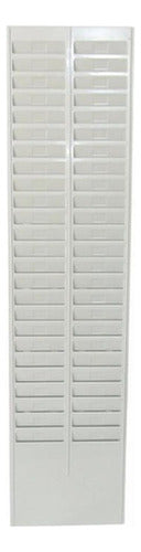 Tarjetero Plástico 50 Tarjetas De Control Asistencia Norplat Crema