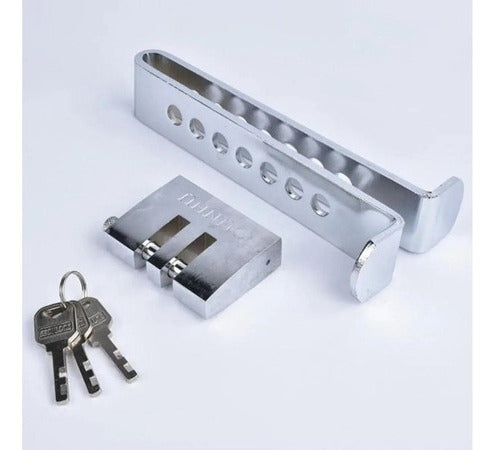 Traba Volante + Traba Pedal De Seguridad Auto Fuerte Norplat