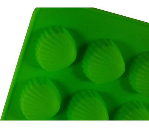 Molde De Silicona Con Forma De Ostion Para Chocolate - Cukin Verde