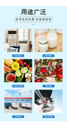 6 Pack Hielo Artificial Reutiliza Refrigerante Para Cooler