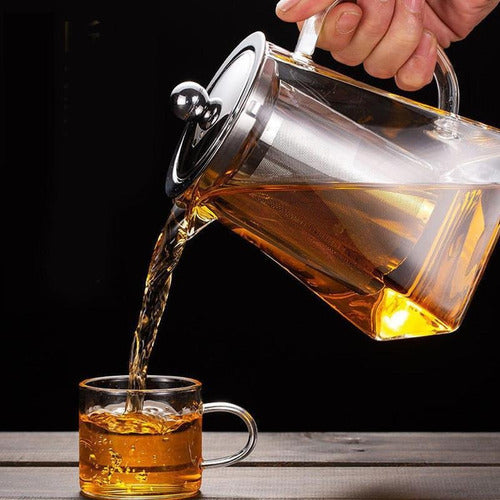Tetera Para Preparar Te Para Infusiones De Vidrio - Norplat