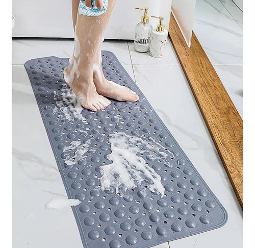 Goma Antideslizante Tina Ducha Bañera Cepillo 39×100 Norplat Gris