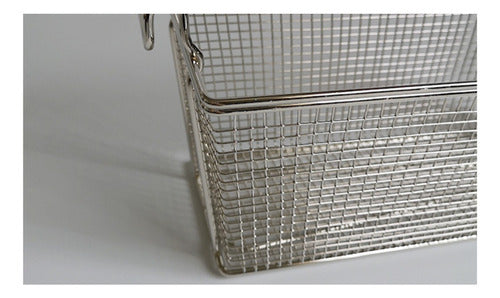 Canastillo Freidora Acero Inoxidable 20 X 25 X 14 Cm - Cukin