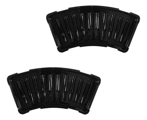 Set X2 Moldes De Plástico Para Balas De Hielo Negro - Cukin