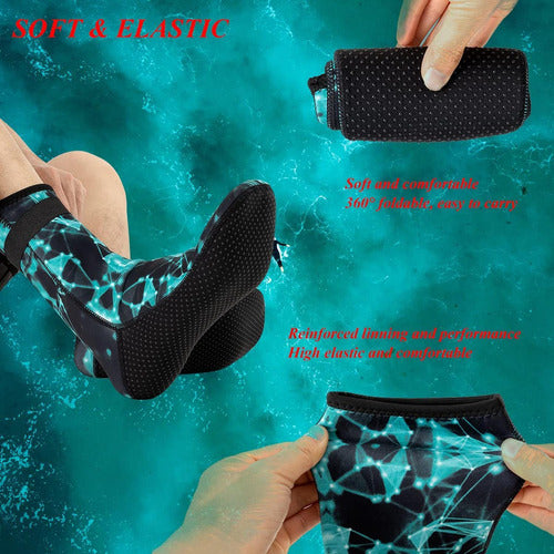 Botas Zapatos Agua Calcetines Neopreno Buceo Playa - Norplat Noche - S
