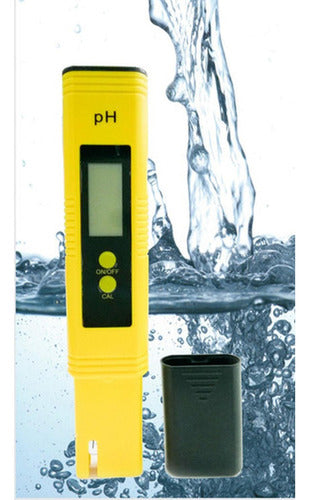 Medidor Ph Digital + Medidor De Ec Tds + 3 Buffer - Norplat Amarillo