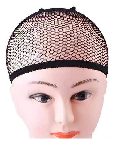 Gorro De Peluca Malla Tejida Redes Para El Cabello 12 Unid Negro