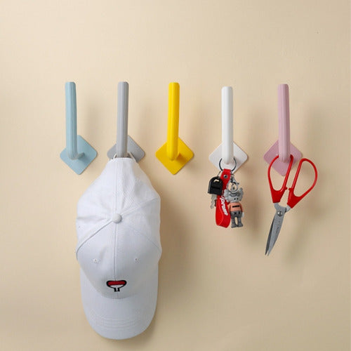 Pack 5 Ganchos Xl Autoadhesivos Ideal Cocina Tablas Paños