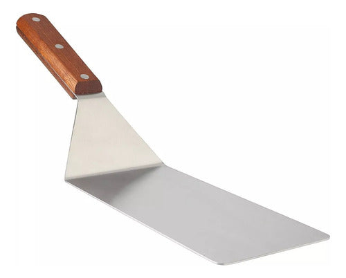 Espatula Para Plancha Churrasquera Pala Pizza Asado Norplat Plateado