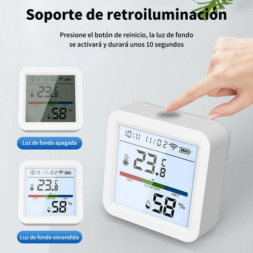Termostato Higrómetro Inteligente  Wifi Tuya Smart - Norplat