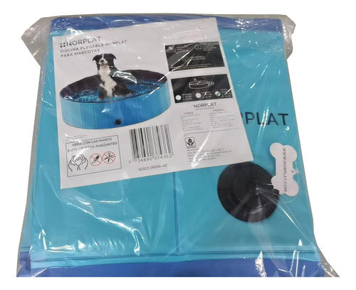 Piscina Para Perros Plegable Verano Mascotas 160x30 Norplat