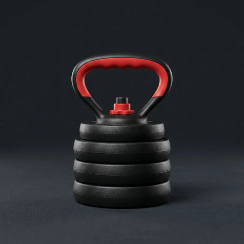 Set Mancuernas Ajustable Norplat 30kg Juego De Pesas Unibles Negro