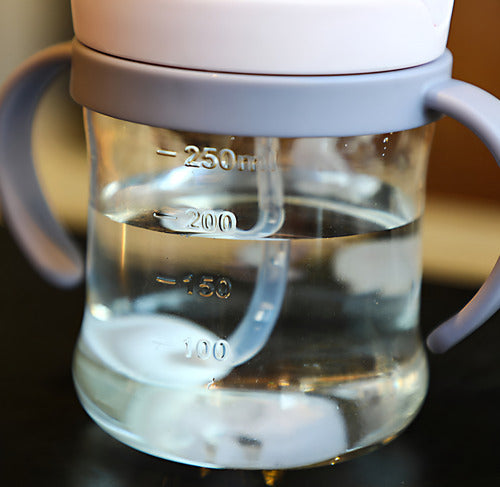 Vaso Antiderrame Norplat Para Bebe Con Bombilla 250ml 360° Celeste León