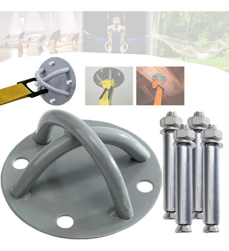 Norplat Anclaje Pared Techo Saco Boxeo Soporte Resistente Gris