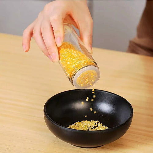Condimenteros Especiero Giratorio Cocina 20 Frascos - Cukin Plateado