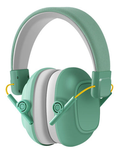Audífonos Antiruido Niños Y Jóvenes Con Autismo Tdah Norplat Verde Menta