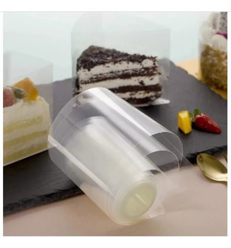 Rollo De Acetato Transparente Repostería 21cm X 5mts - Cukin Transparente