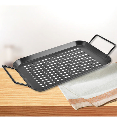 Plancha Grill Bandeja Asado Cocina Verduras Pescado Norplat