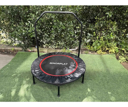 Trampolín Home Fitness Plegable 100cm Cama Elástica Portátil Negro