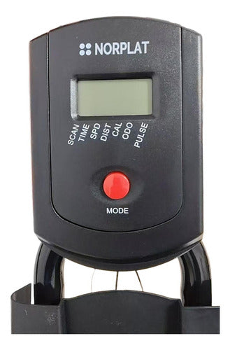 Bicicleta Estatica Norplat S4k Spinning Fitness Volante 4kg Negro