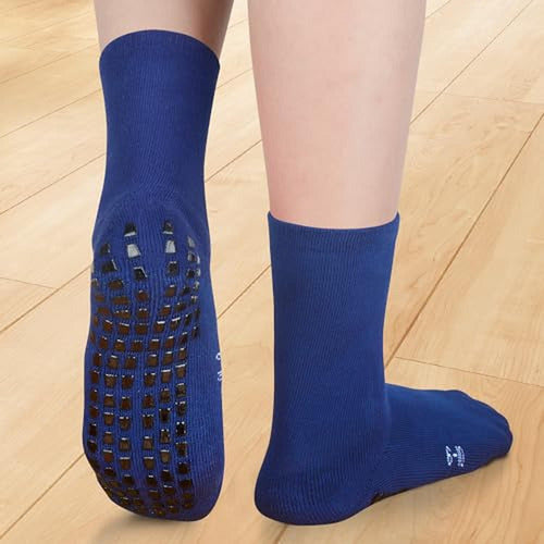 Calcetines Antideslizantes Futbol Medias Deportivas Norplat Azul