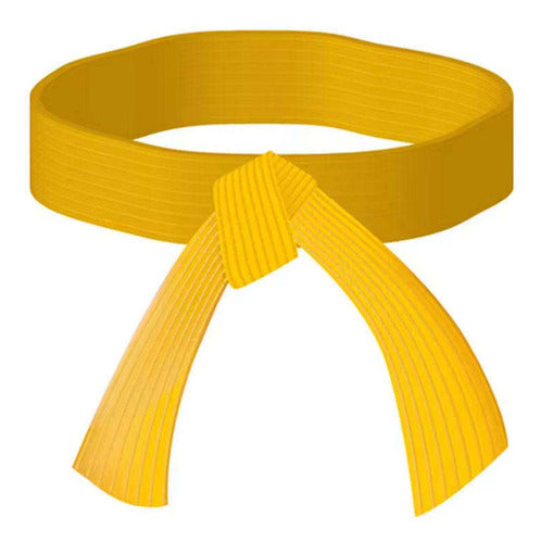 Cinturon Artes Marciales 2.4m Karate Taekwondo Judo Norplat Amarillo 240cm