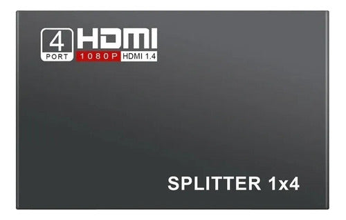 Splitter Hdmi Multiplicador 1x4 4 Salidas 1080p Hdtv Norplat