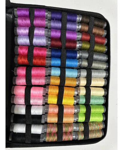 Set Costura Costurero Bordado Con Estuche 200pcs - Norplat Multicolor