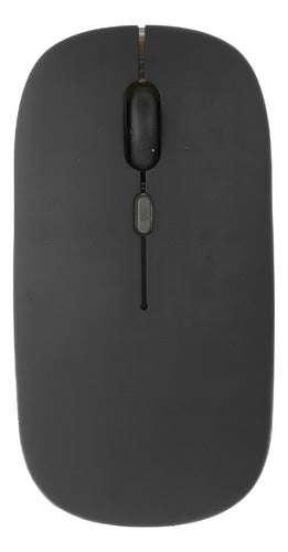 Mouse Bluetooth O Inalámbrico Xusb 2.4g Norplat Recargable Negro