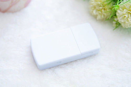 Pastillero Con Cortador De Pastillas - Dos Contenedores.. Blanco