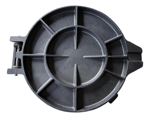 Prensa Tortilla Norplat Hierro Fundido Tortillera Flatbread Negro