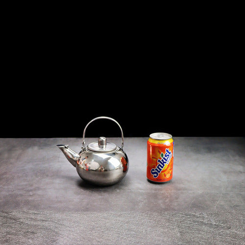 Tetera Acero Inoxidable Preparar Té Infusor 600ml - Norplat Plateado