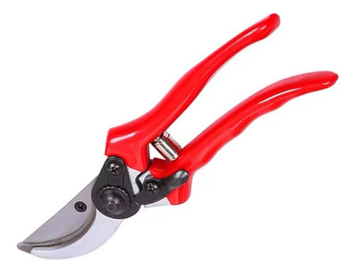 Tijeras Para Podar Aluminio 20cm Mango Pp Tijeron - Norplat Rojo