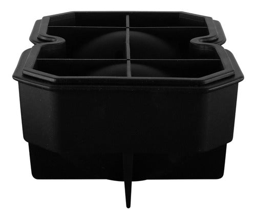 Molde De Silicona Para Pelotas De Rugby De Hielo - Cukin Negro