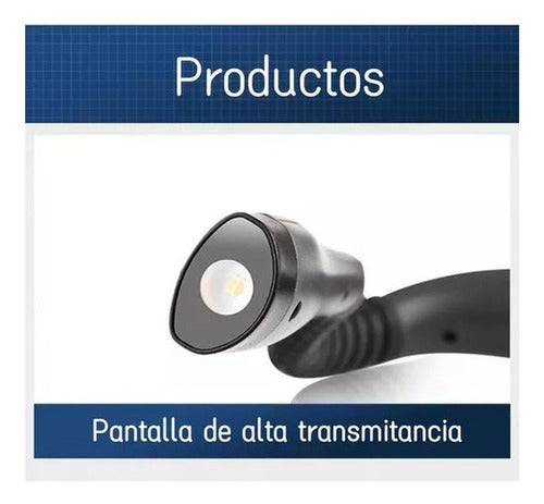 Luz Lectura De Cuello Led Luz Para Leer 3 Niveles - Norplat Negro Negro