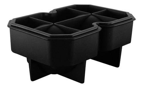 Molde De Silicona Para Pelotas De Rugby De Hielo - Cukin Negro