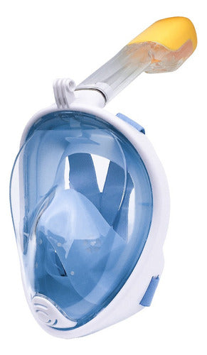 Mascara De Snorkel Buceo Fullface Completa C/ Soporte Camara